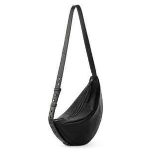 The Sak — Black Leather Sling Bag
